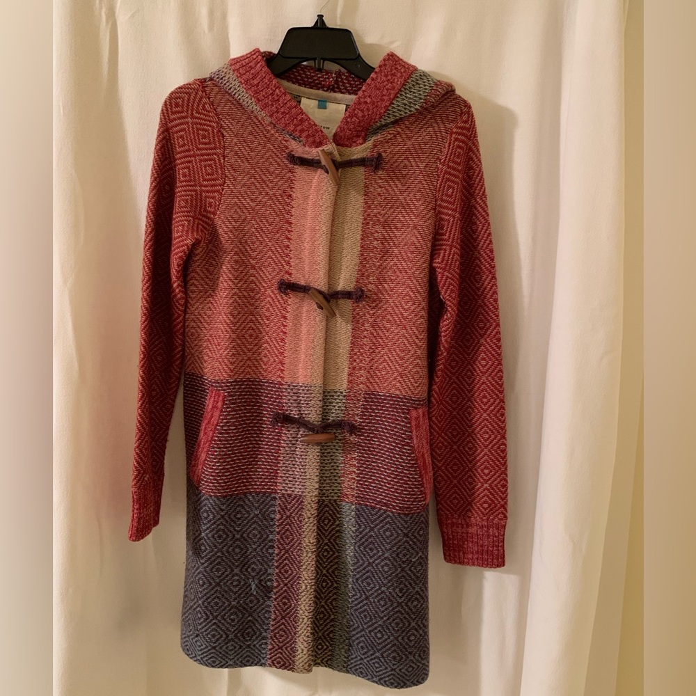 Anthropologie Sparrow Long Hooded Sweater